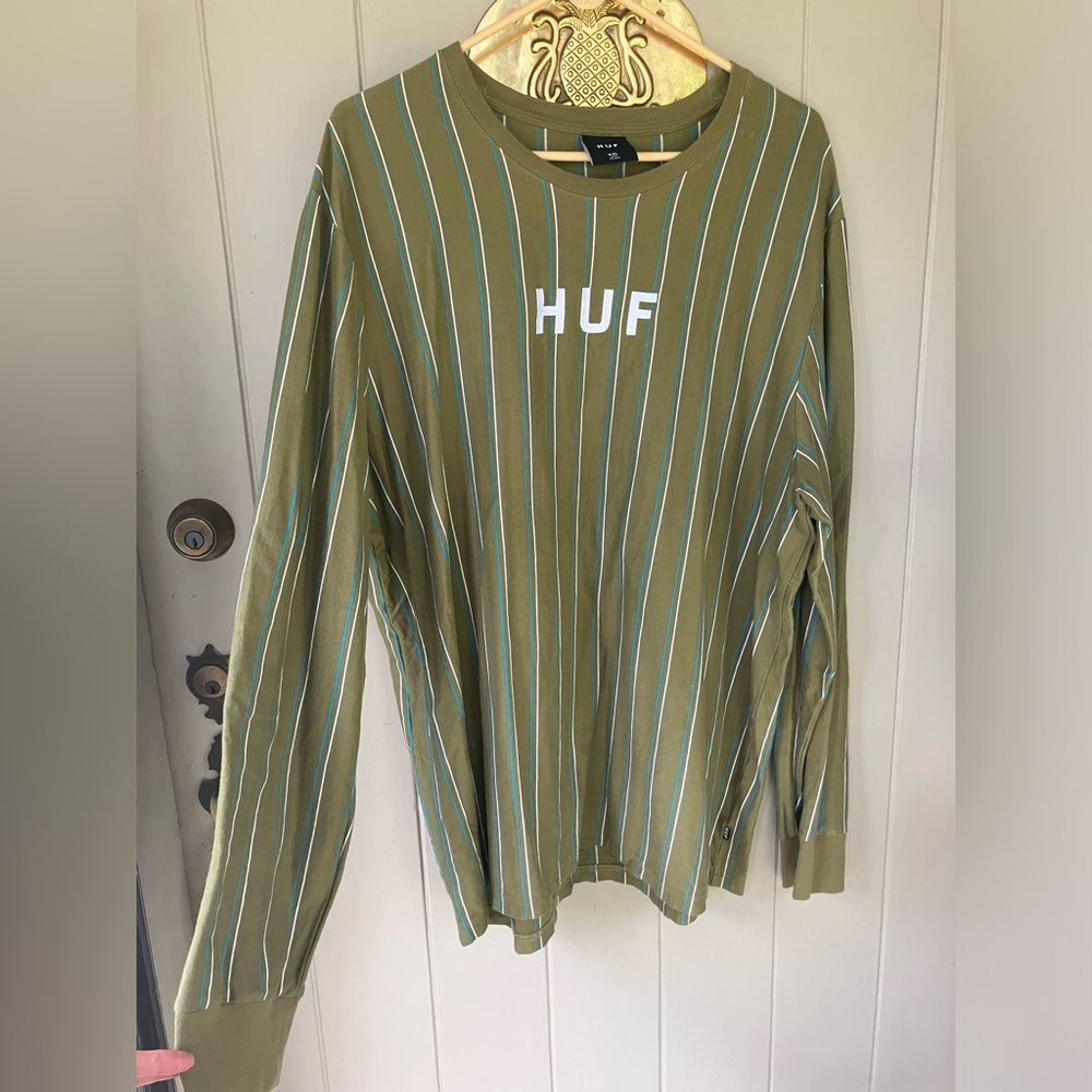 Huf men’s long sleeve striped tee
